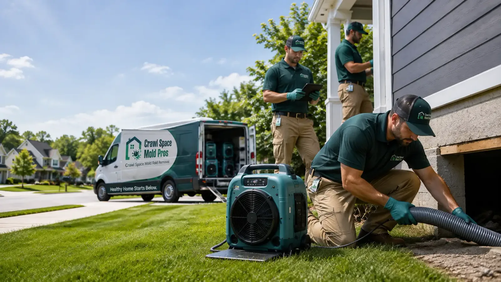 Crawl Space Mold Removal in Evans City, PA